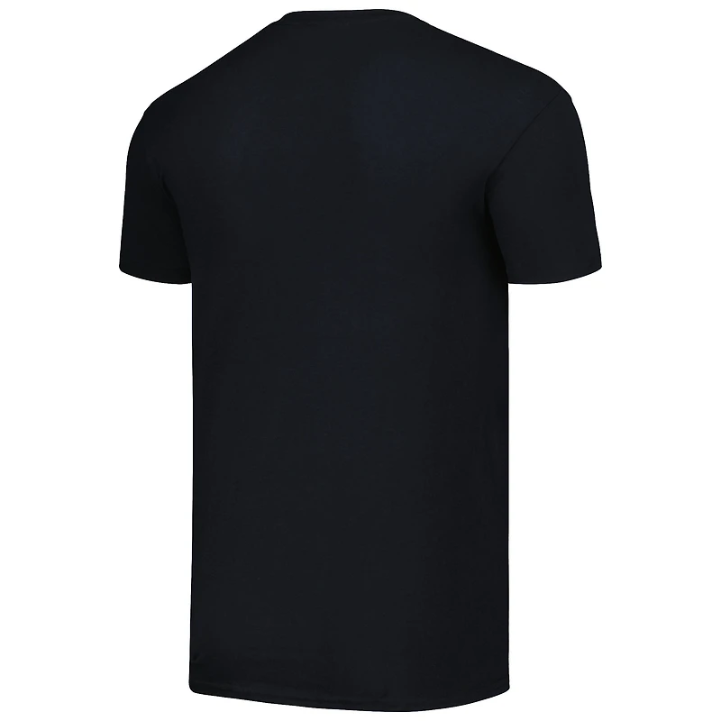 Men's Checkered Flag Sports Black Daytona International Speedway Track T-Shirt