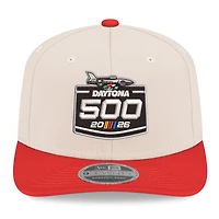 Men's New Era Natural/Red Daytona International Speedway 2026 Daytona 500 9SEVENTY Adjustable Hat