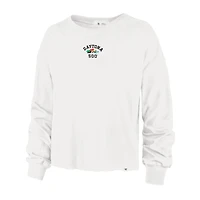 Sweat-shirt femme '47 Cream Daytona International Speedway 500 Arch Parkway