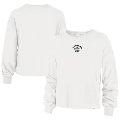 Sweat-shirt femme '47 Cream Daytona International Speedway 500 Arch Parkway