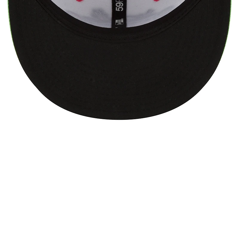 Men's New Era White Daytona Tortugas Copa De La Diversion 59FIFTY Fitted Hat