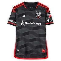 Boris Enow D.C. United Autographed Match-Used #5 Black adidas Jersey from the 2024 MLS Season - Size M