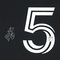 Boris Enow D.C. United Autographed Match-Used #5 Black adidas Jersey from the 2024 MLS Season - Size M