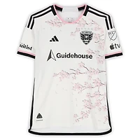 Boris Enow D.C. United Autographed Match-Used #5 White adidas Jersey from the 2024 MLS Season - Size M