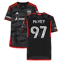 Christopher McVey D.C. United Autographed Match-Used #97 Black adidas Jersey from the 2024 MLS Season - Size L