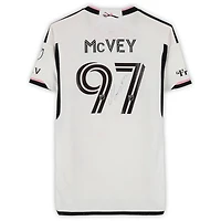 Christopher McVey D.C. United Autographed Match-Used #97 White adidas Jersey from the 2024 MLS Season - Size L