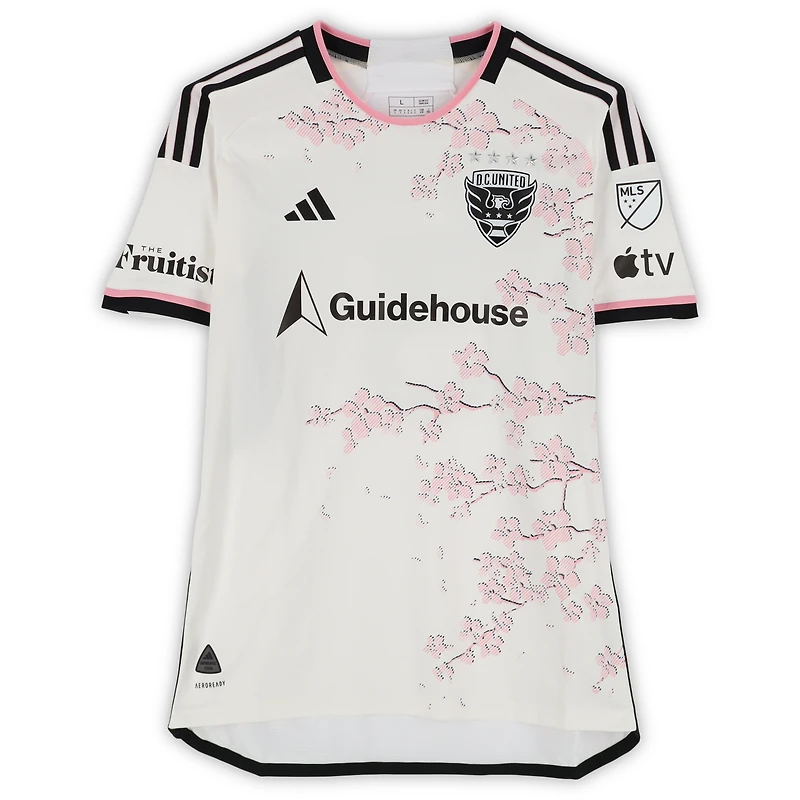 Christopher McVey D.C. United Autographed Match-Used #97 White adidas Jersey from the 2024 MLS Season - Size L