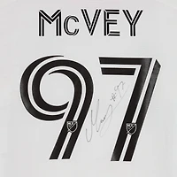Christopher McVey D.C. United Autographed Match-Used #97 White adidas Jersey from the 2024 MLS Season - Size L
