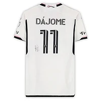 Cristian Dajome D.C. United Autographed Match-Used #11 White adidas Jersey from the 2024 MLS Season - Size M