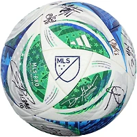 D.C. United Autographed Match-Used Soccer Ball from the 2025 MLS Season with 13 Signatures