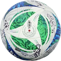 D.C. United Autographed Match-Used Soccer Ball from the 2025 MLS Season with 13 Signatures