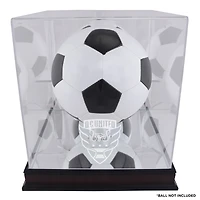 D.C United Mahogany Team Logo Soccer Ball Display Case