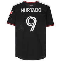 Erik Hurtado D.C. United Autographed Match-Used #9 Black Jersey from the 2023 MLS Season