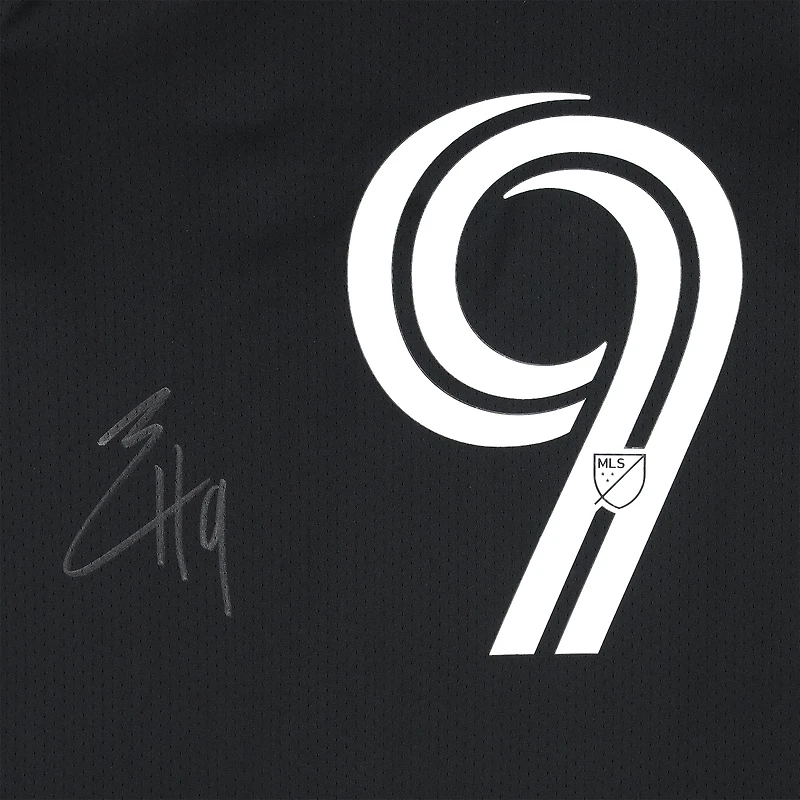 Erik Hurtado D.C. United Autographed Match-Used #9 Black Jersey from the 2023 MLS Season
