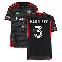 Lucas Bartlett D.C. United Autographed Match-Used #3 adidas Jersey from the 2024 MLS Season
