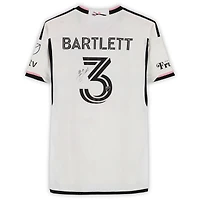 Lucas Bartlett D.C. United Autographed Match-Used #3 White adidas Jersey from the 2024 MLS Season - Size L