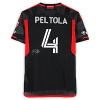 Matti Peltola D.C. United Autographed Match-Used #4 adidas Jersey from the 2024 MLS Season
