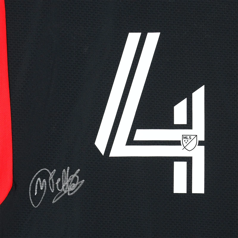 Matti Peltola D.C. United Autographed Match-Used #4 adidas Jersey from the 2024 MLS Season