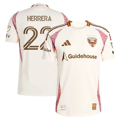 Maillot de joueur authentique adidas Aaron Herrera Natural D.C. United 2025 The Soul Kit pour homme