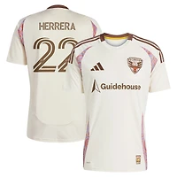 Maillot réplique du joueur adidas Aaron Herrera Natural D.C. United 2025 The Soul Kit pour homme
