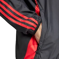 Men's adidas Black/White D.C. United 2025 Anthem Reversible Full-Zip Jacket