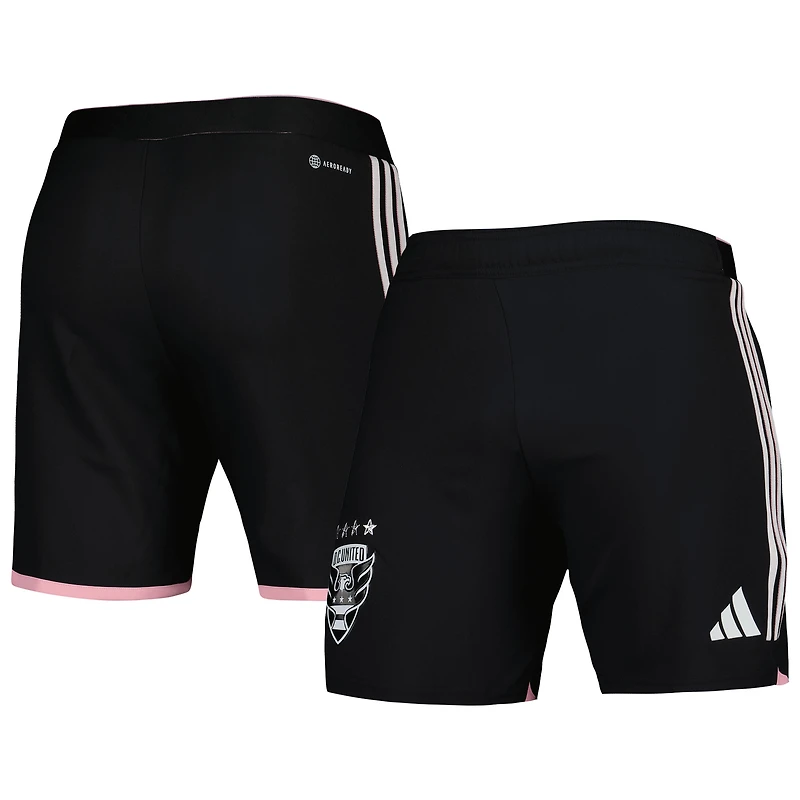 Short adidas D.C. United 2023 extérieur AEROREADY Authentic pour homme noir