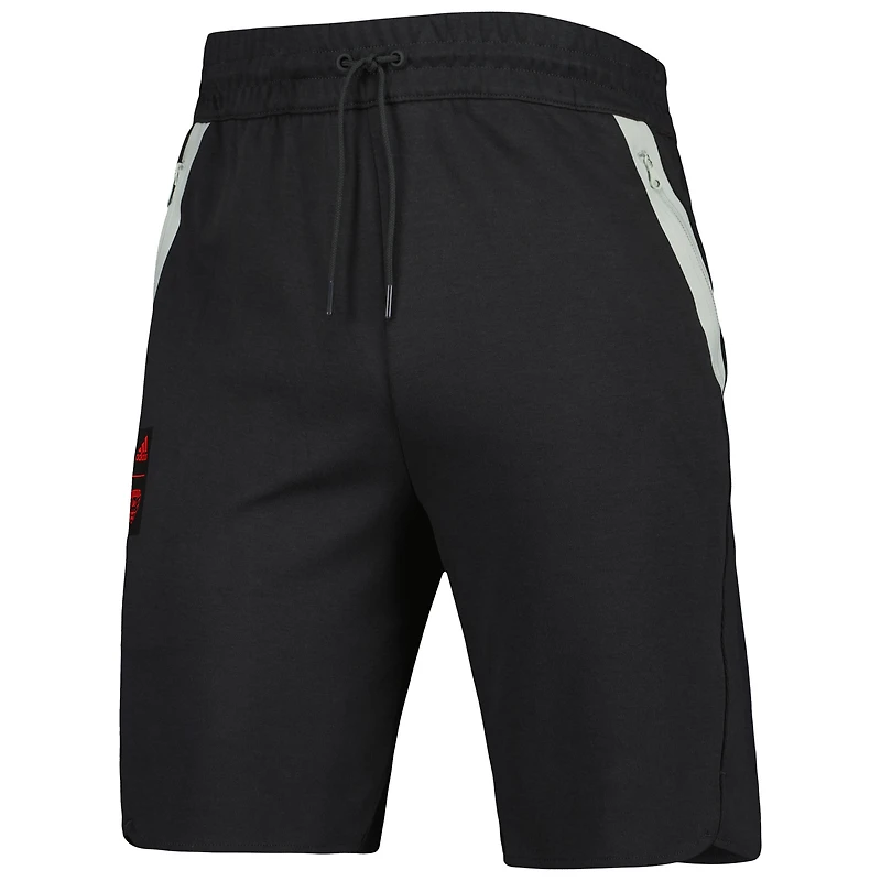 Men's adidas Black D.C. United 2023 Player Travel Shorts