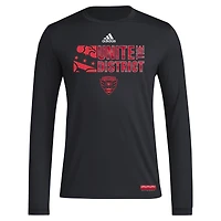 T-shirt adidas D.C. United 2024 Hook AEROREADY à manches longues pour homme, noir