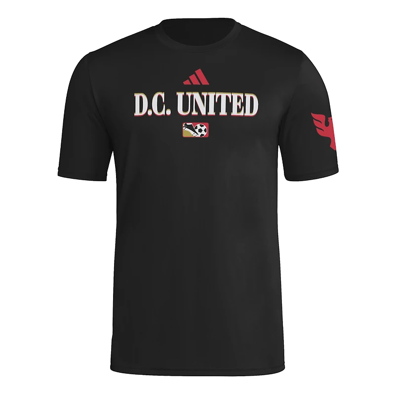 T-shirt adidas noir D.C. United 2025 Archive Collection pour homme