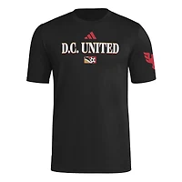 T-shirt adidas noir D.C. United 2025 Archive Collection pour homme