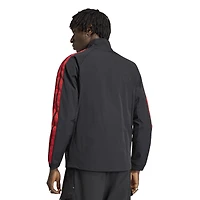 Veste raglan zippée adidas D.C. United 2026 Anthem noire pour homme