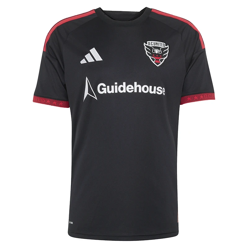 Men's adidas Black D.C. United 2026 Black-and-Red Kit Replica Jersey