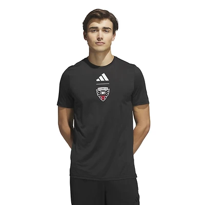 Men's adidas Black D.C. United 2026 Jersey Hook Pregame T-Shirt