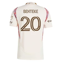 Men's adidas Christian Benteke Natural D.C. United 2025 The Soul Kit Authentic Player Jersey