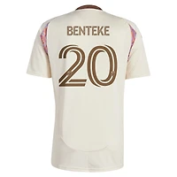 Men's adidas Christian Benteke Natural D.C. United 2025 The Soul Kit Replica Player Jersey