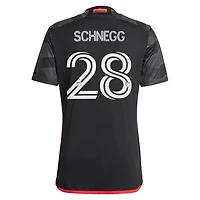Maillot de joueur réplique adidas David Schnegg D.C. United 2024 The Icon Kit pour homme
