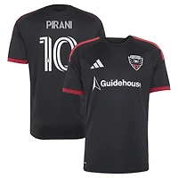Maillot réplique noir et rouge adidas Gabriel Pirani D.C. United 2026 pour homme