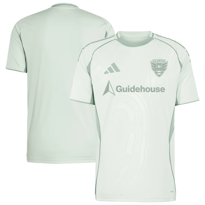 Men's adidas Light Green D.C. United 2025 One Planet Pre-Match Top