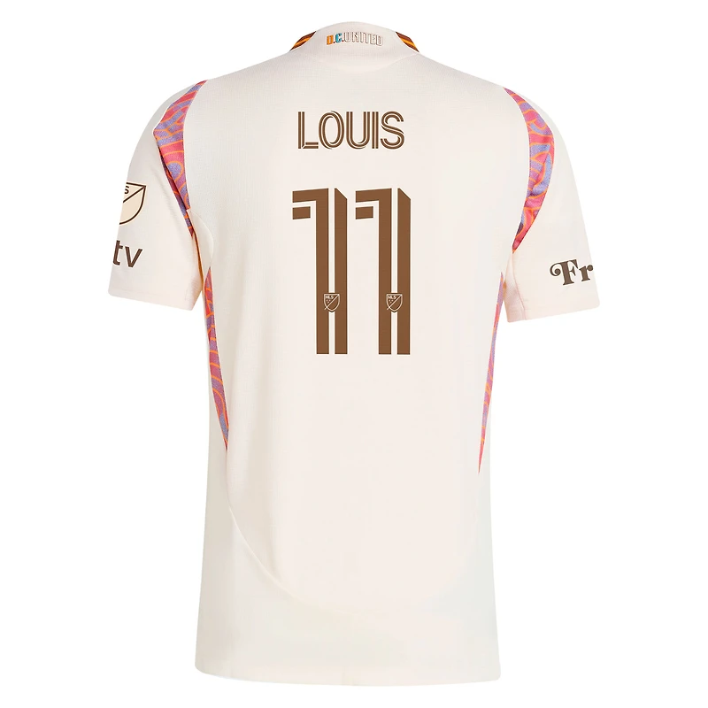 Men's adidas Louis Munteanu Natural D.C. United 2025 The Soul Kit On-Field Authentic Jersey