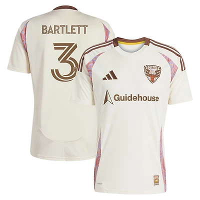 Maillot réplique du joueur adidas Lucas Bartlett Natural D.C. United 2025 The Soul Kit pour homme