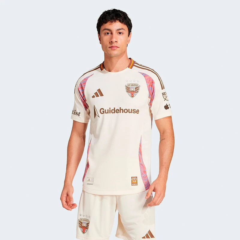 Men's adidas Natural D.C. United 2025 The Soul Kit On-Field Authentic Jersey