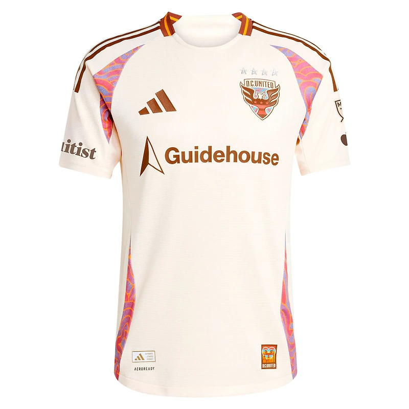 Maillot authentique adidas Natural D.C. United 2025 The Soul Kit pour homme