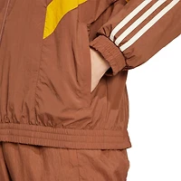 Veste de survêtement zippée intégrale marron adidas Originals D.C. United Culturewear Collection pour homme