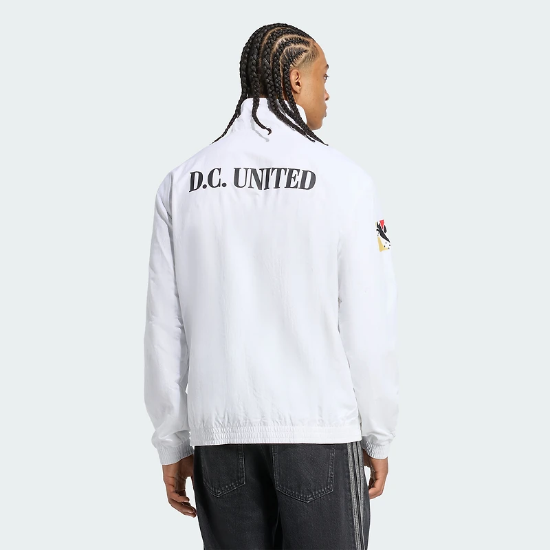 Veste zippée intégrale adidas Originals D.C. United 2025 Archive Collection Anthem pour homme