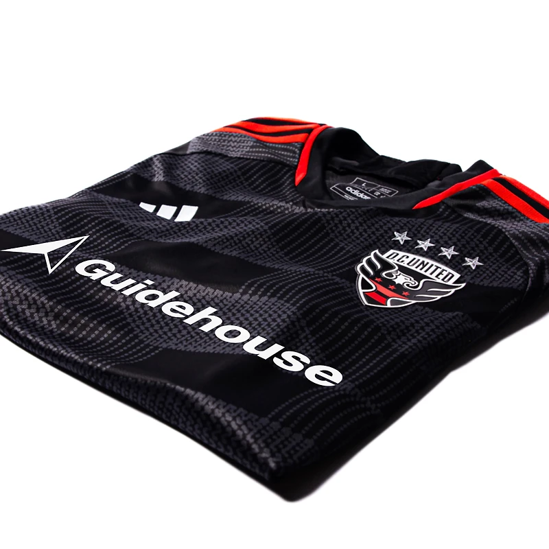 Men's adidas Theodore Ku-Dipietro Black D.C. United 2024 The Icon Kit Authentic Player Jersey