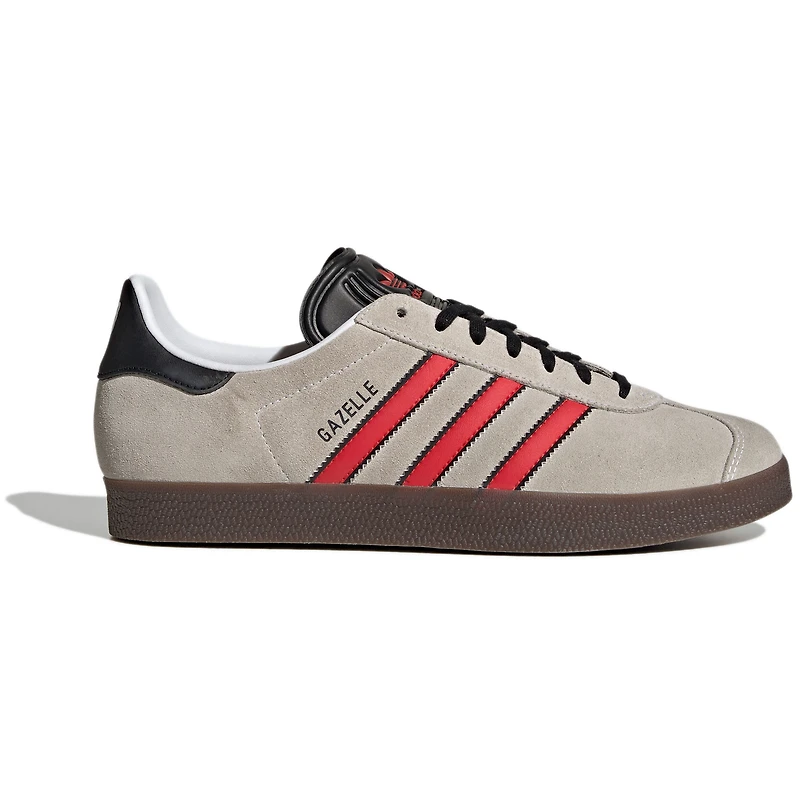 Chaussures adidas Gazelle D.C. United 2025 pour homme, blanc/rouge, avec crochet maillot