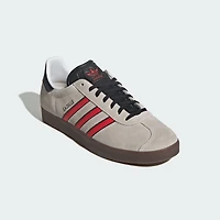 Men's adidas  White/Red D.C. United 2025 Jersey Hook Third Gazelle Shoes