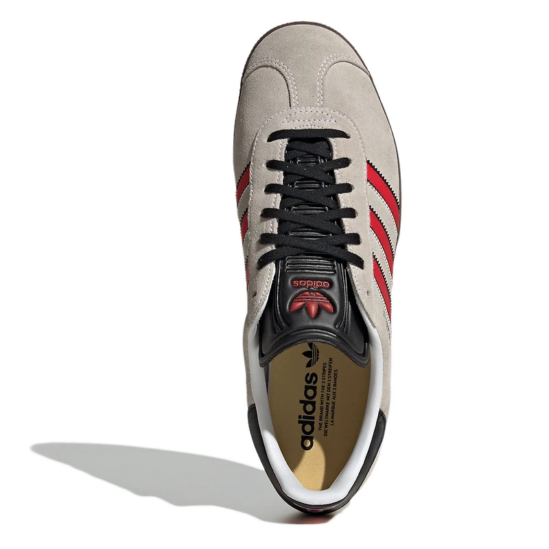 Men's adidas White/Red D.C. United 2025 Jersey Hook Third Gazelle Shoes