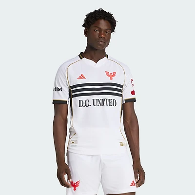 maillot adidas blanc D.C. United 2025 pour homme, troisième authentique