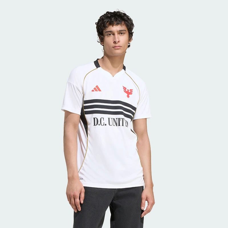 Men's adidas White D.C. United 2025 Third Replica Jersey